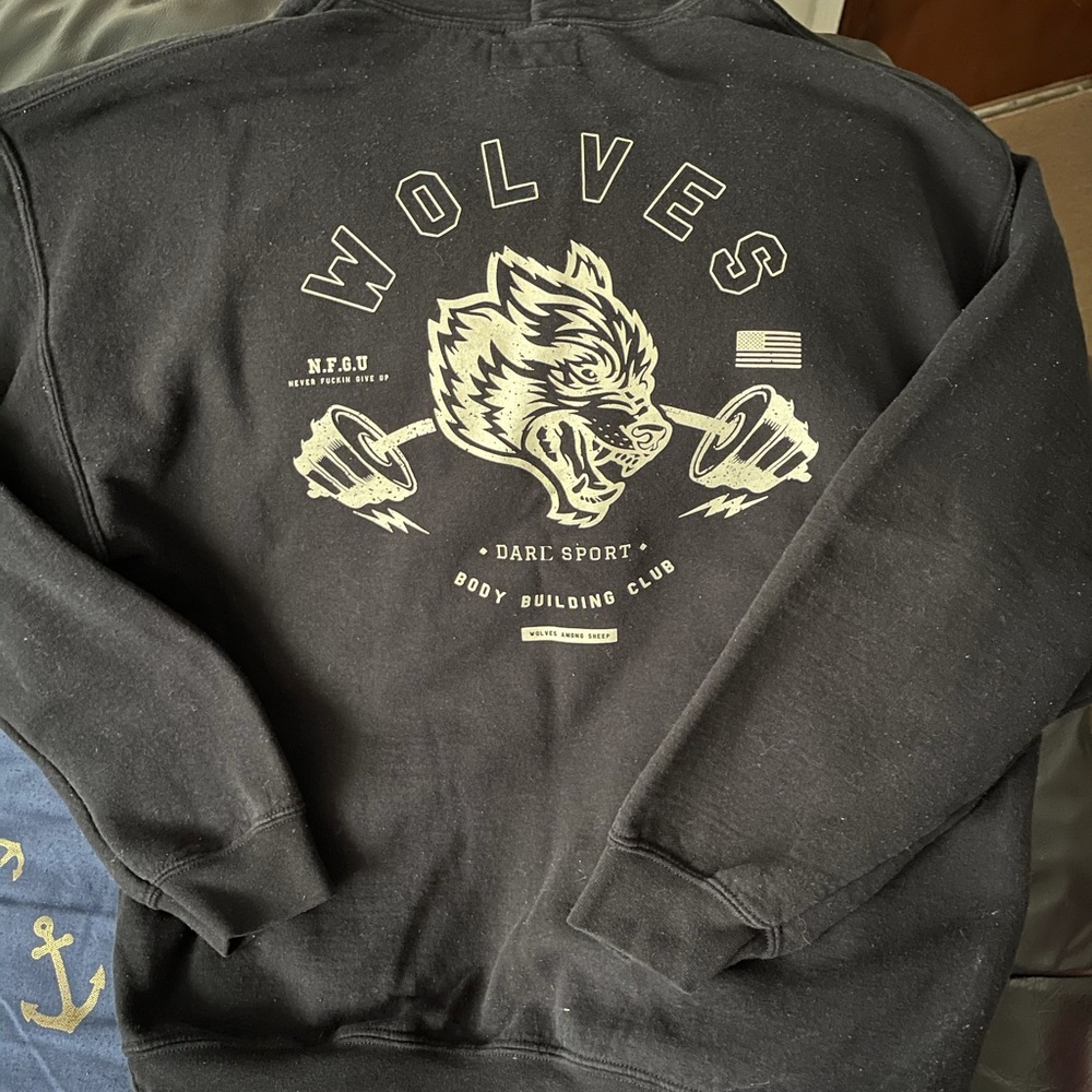 Darc Sport hoodie early design. Size M